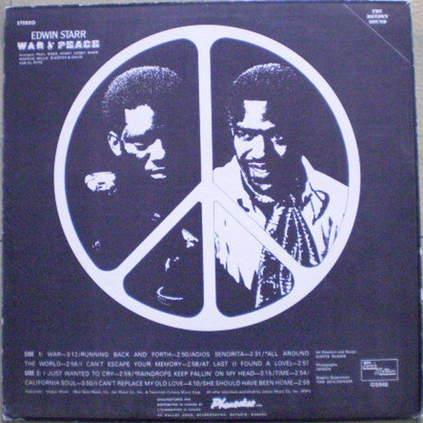 Edwin Starr : War And Peace (LP, Album)