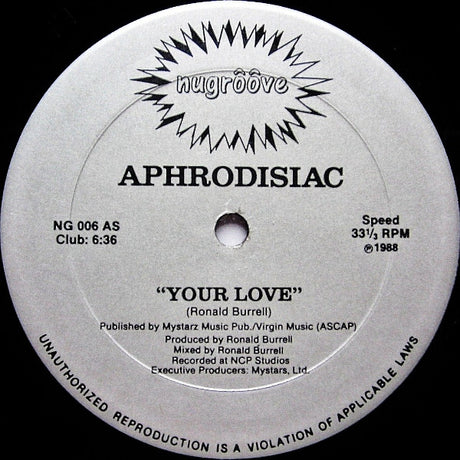 Aphrodisiac : Your Love (12")