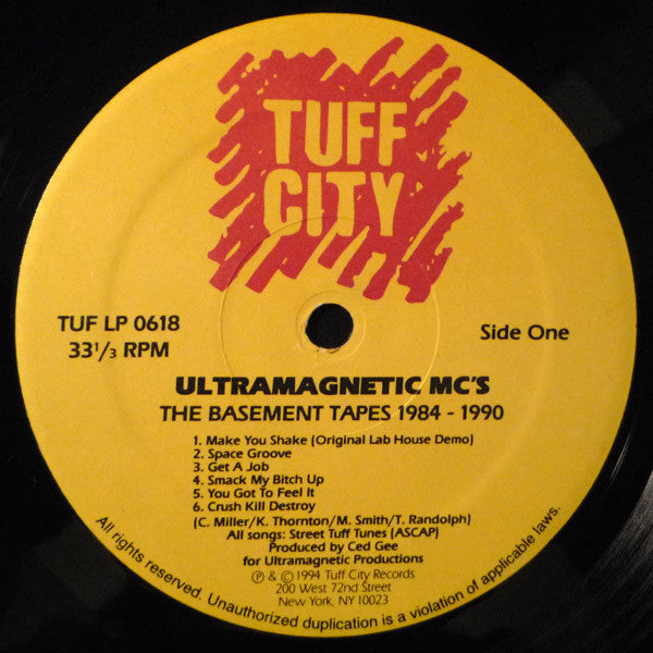 Ultramagnetic MC's : The Basement Tapes 1984-1990 (LP, Comp)