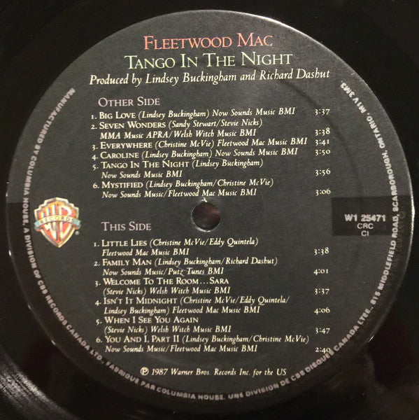 Fleetwood Mac : Tango In The Night (LP, Album, Club)