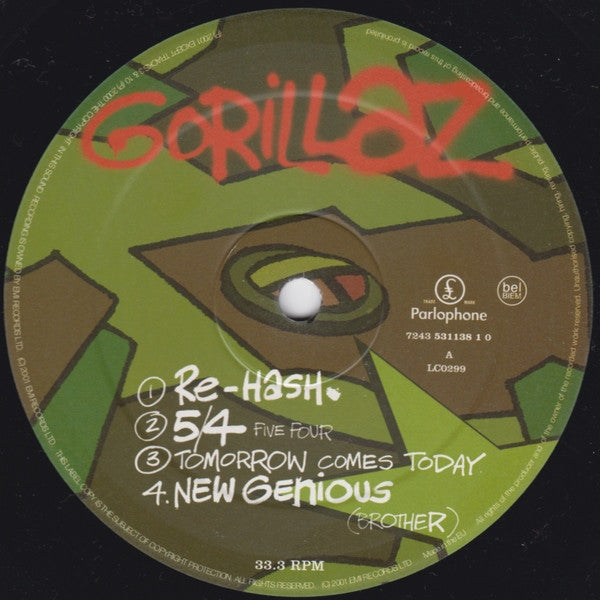 Gorillaz : Gorillaz (2xLP, Album)