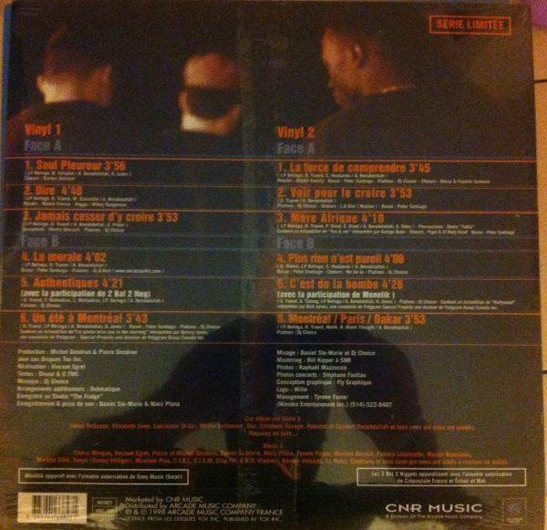 Dubmatique : La Force De Comprendre (2xLP, Album, Ltd)