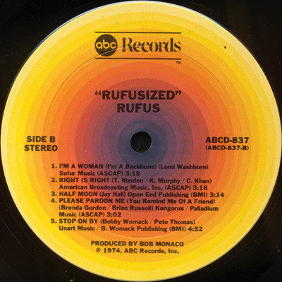 Rufus & Chaka Khan : Rufusized (LP, Album, Gat)