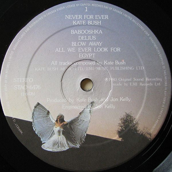 Kate Bush : Never For Ever (LP, Album, Gat)