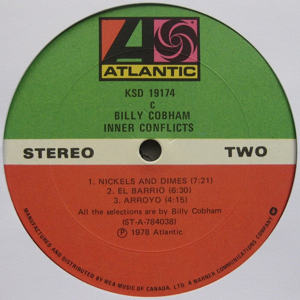 Billy Cobham : Inner Conflicts (LP, Album)