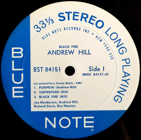 Andrew Hill : Black Fire (LP, Album)