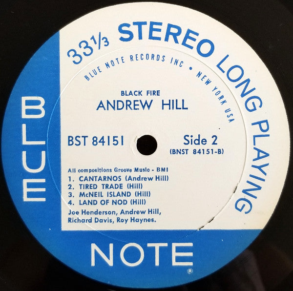 Andrew Hill : Black Fire (LP, Album)