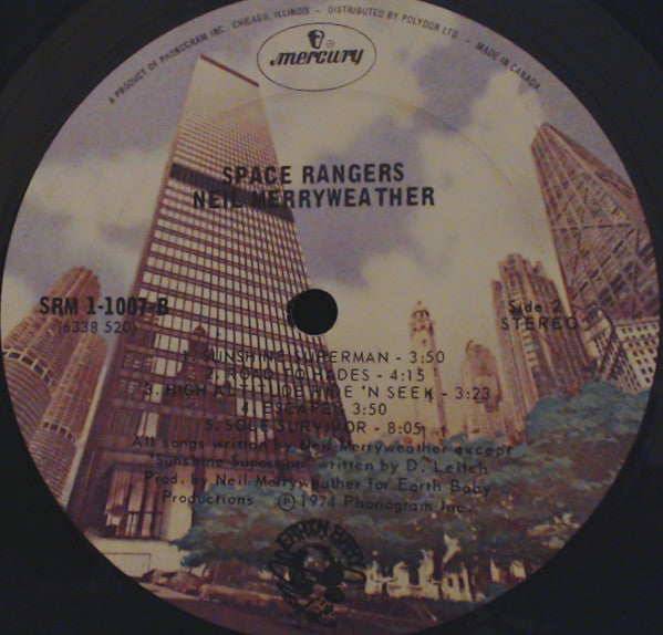 Neil Merryweather : Space Rangers (LP, Album)