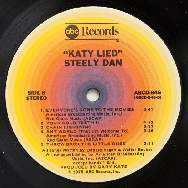 Steely Dan : Katy Lied (LP, Album, San)