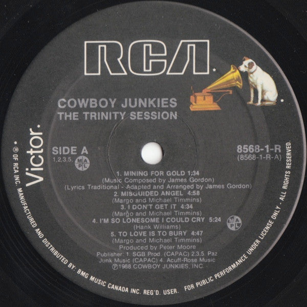 Cowboy Junkies : The Trinity Session (LP, Album)