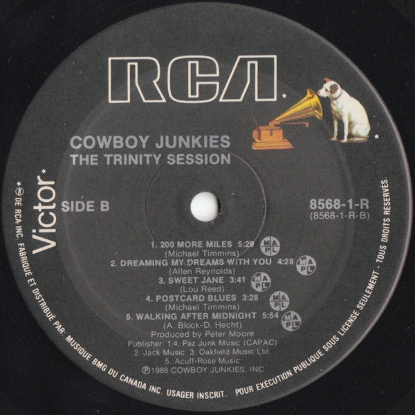 Cowboy Junkies : The Trinity Session (LP, Album)