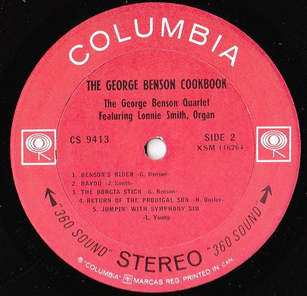 The George Benson Quartet Featuring Lonnie Smith : The George Benson Cookbook (LP, Album)