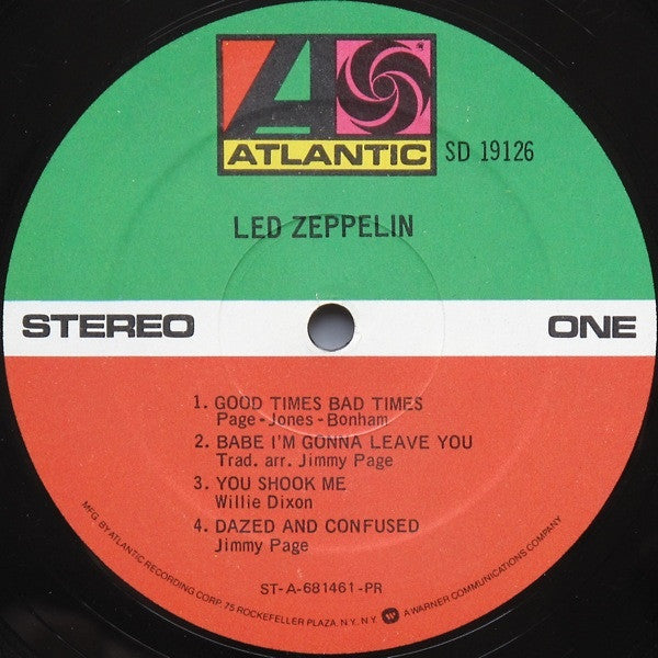 Led Zeppelin : Led Zeppelin (LP, Album, Club, RE, Pre)