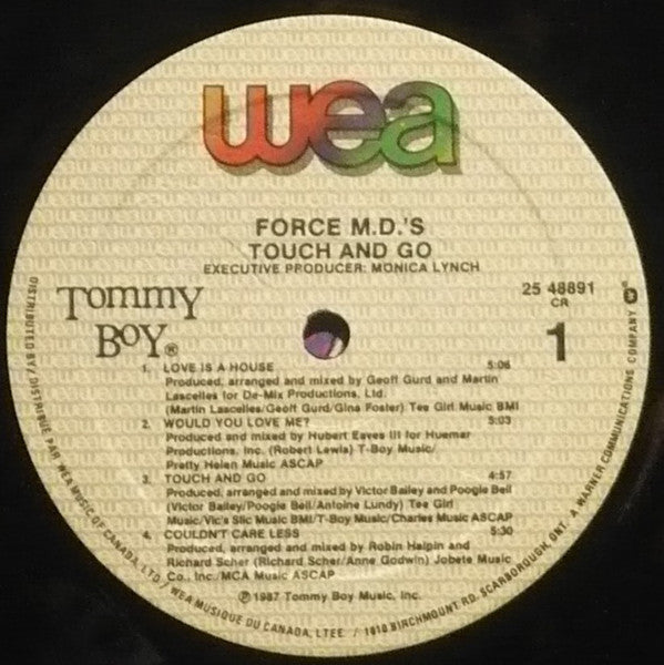 Force MD's : Touch And Go (LP, Album)