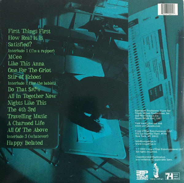 J-Live : All Of The Above (2xLP, Album)