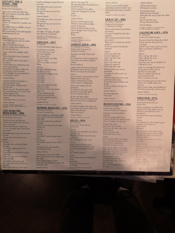 Kiss : Smashes, Thrashes & Hits (LP, Comp)