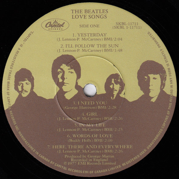 The Beatles : Love Songs (2xLP, Comp)
