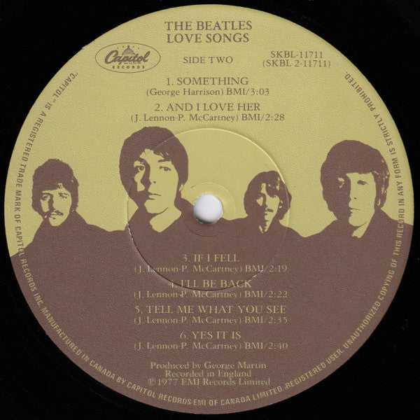 The Beatles : Love Songs (2xLP, Comp)