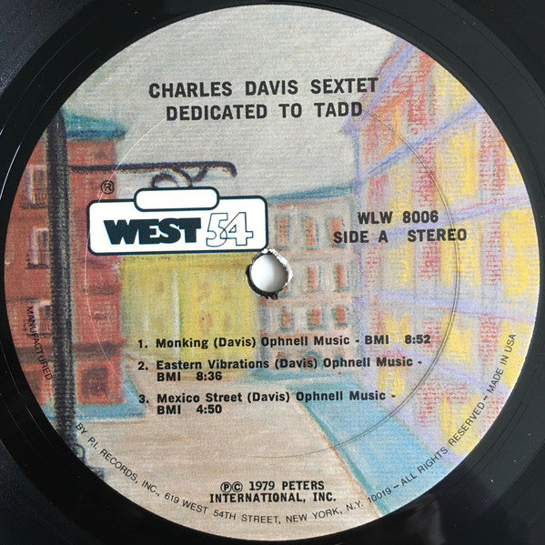 Charles Davis Sextet : Dedicated To Tadd (LP)