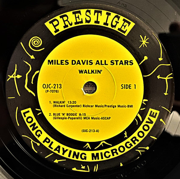 Miles Davis All Stars : Walkin' (LP, Album, RE)