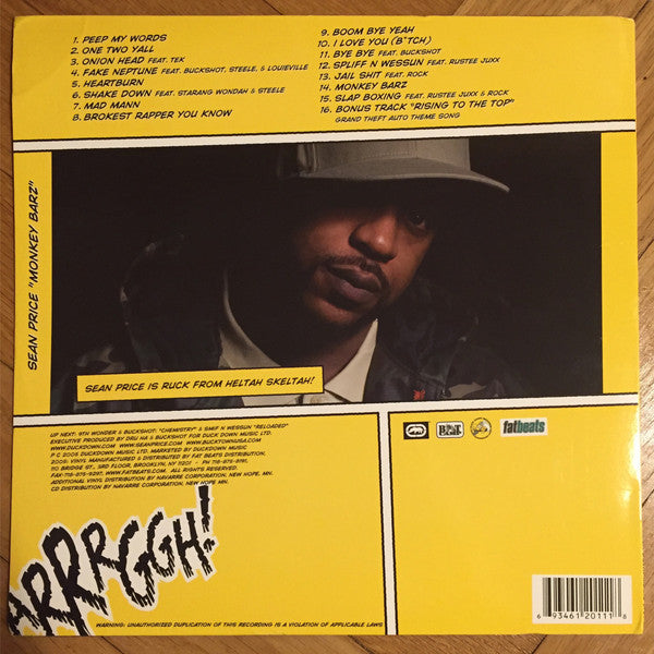 Sean Price : Monkey Barz (2xLP, Album)