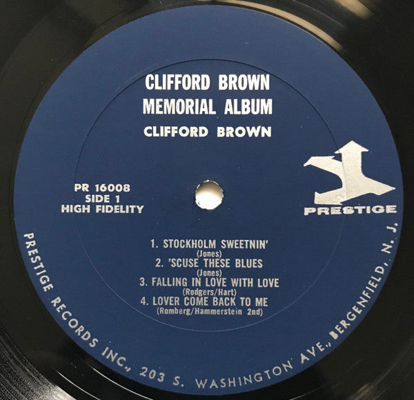 Clifford Brown : Clifford Brown Memorial Album (LP, Comp, Mono, RE)