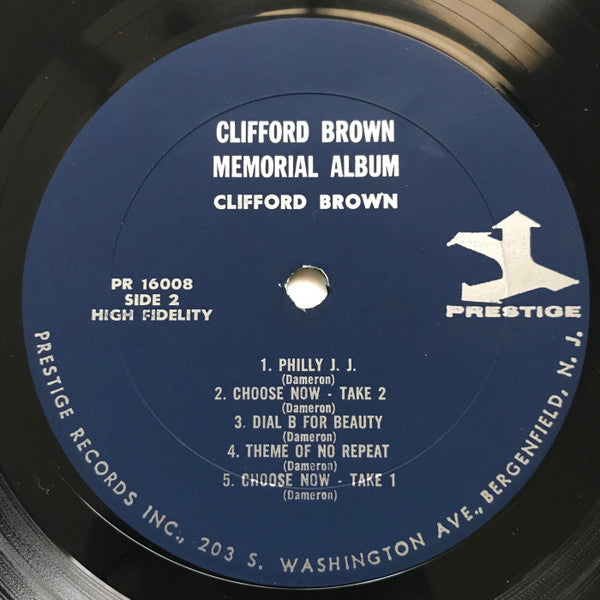 Clifford Brown : Clifford Brown Memorial Album (LP, Comp, Mono, RE)
