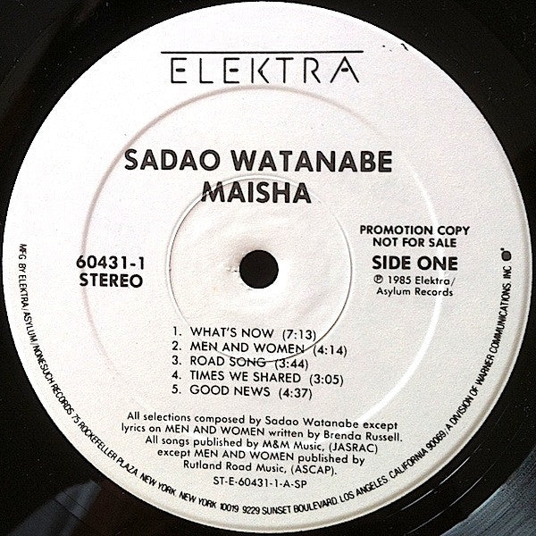 Sadao Watanabe : Maisha (LP, Album, Promo)
