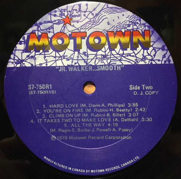 Junior Walker : Smooth (LP, Album, Promo)