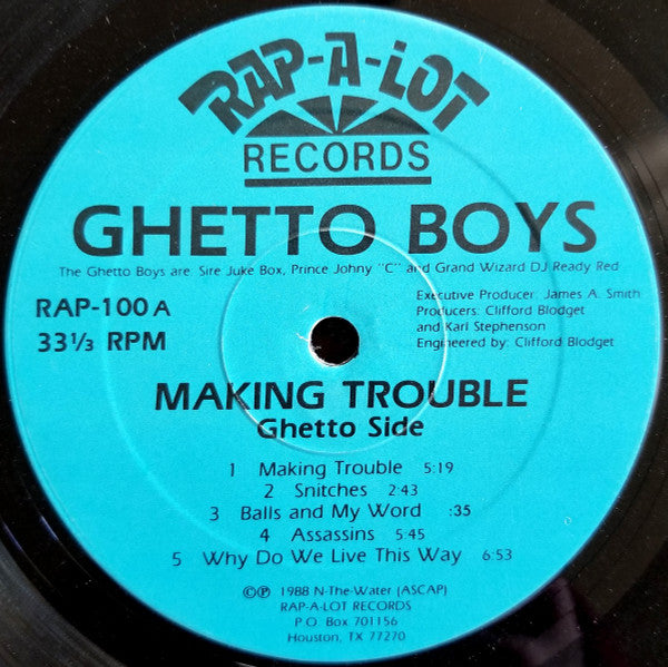 Geto Boys : Making Trouble (LP, Album)