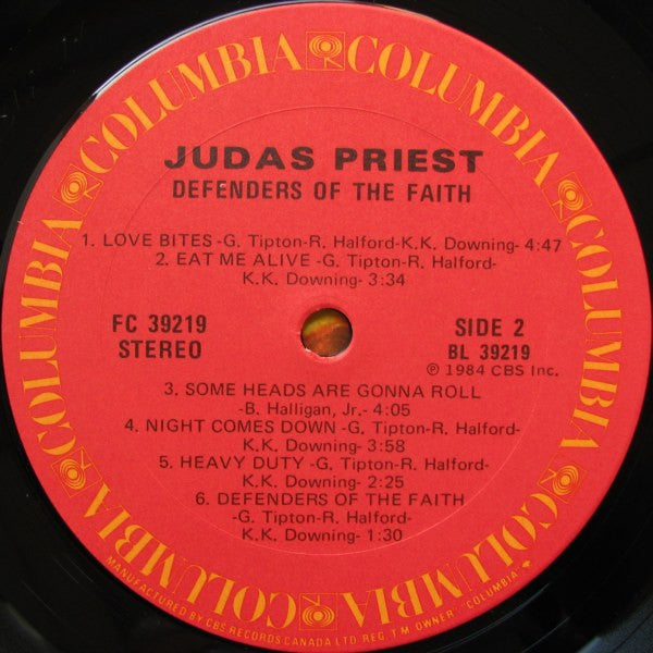 Judas Priest : Defenders Of The Faith (LP, Album)