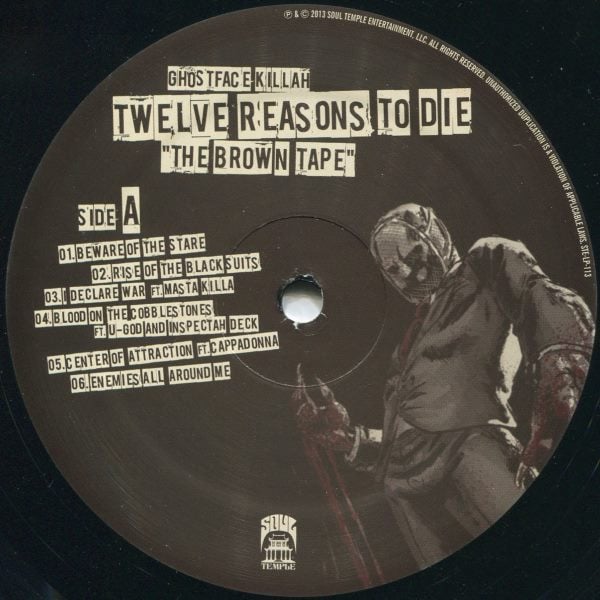 Ghostface Killah & Apollo Brown : Twelve Reasons To Die "The Brown Tape" (2xLP, Album)