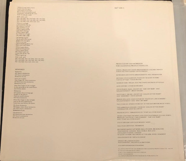 Van Morrison : Enlightenment (LP, Album)