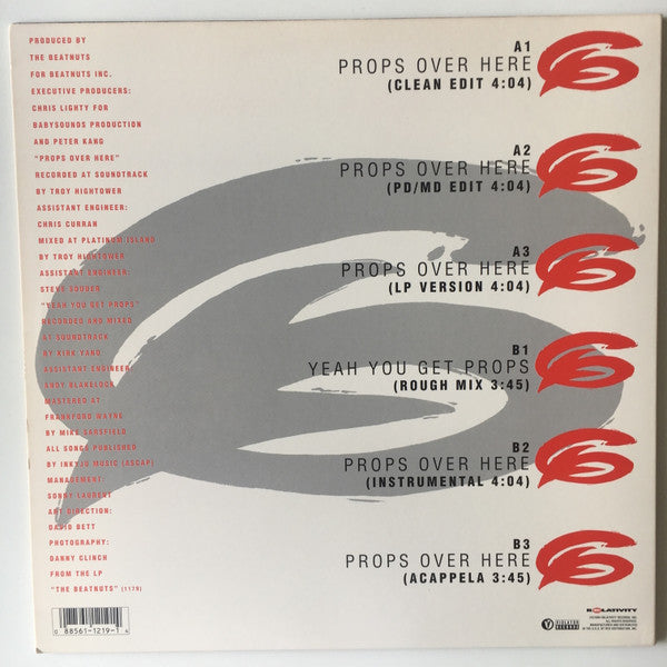 The Beatnuts : Props Over Here (12")