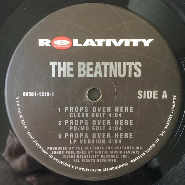 The Beatnuts : Props Over Here (12")