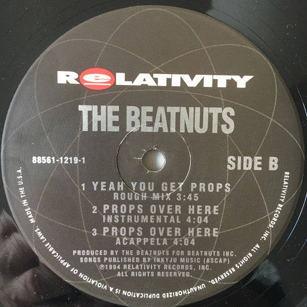 The Beatnuts : Props Over Here (12")