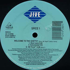 Spice 1 : Welcome To The Ghetto (12")