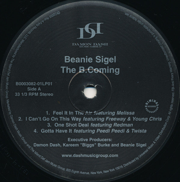 Beanie Sigel : The B.Coming (2xLP, Album)