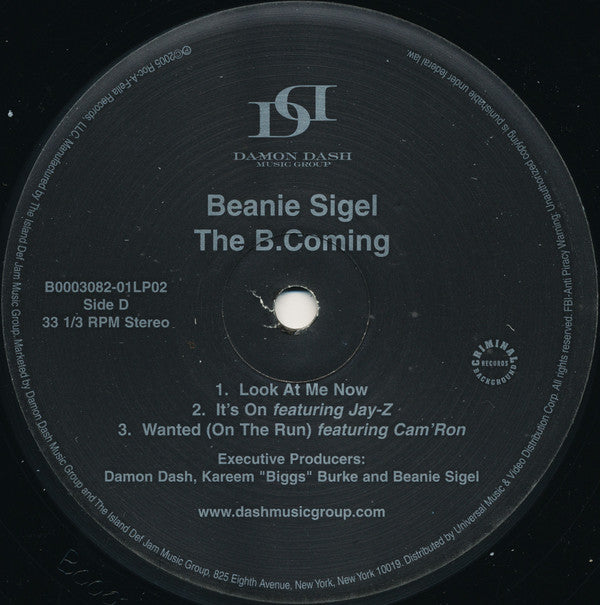 Beanie Sigel : The B.Coming (2xLP, Album)