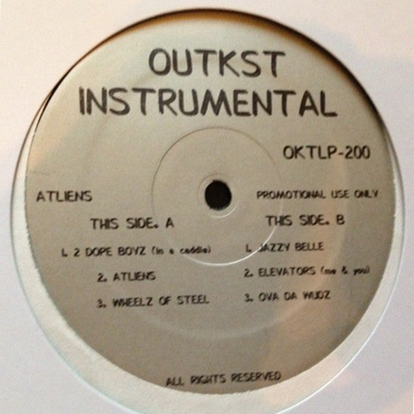 Outkst* : Outkst Instrumental: ATLiens (2xLP, Promo, Unofficial)