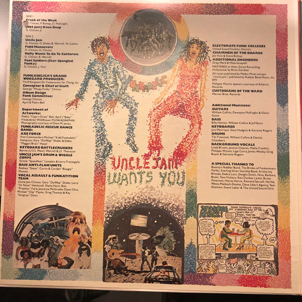 Funkadelic : Uncle Jam Wants You (LP, Album, Gat)