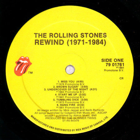 The Rolling Stones : Rewind (1971-1984) (LP, Comp)