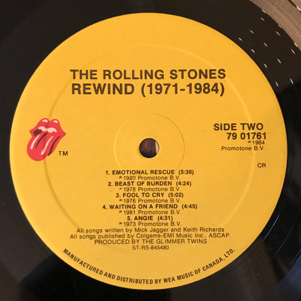 The Rolling Stones : Rewind (1971-1984) (LP, Comp)