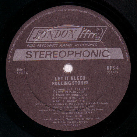 The Rolling Stones : Let It Bleed (LP, Album)