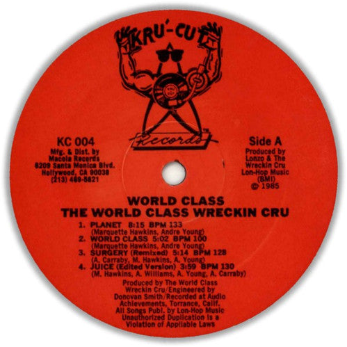 World Class Wreckin' Cru : World Class (LP, Album)
