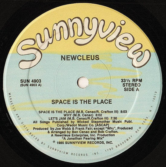 Newcleus : Space Is The Place (LP, Album)