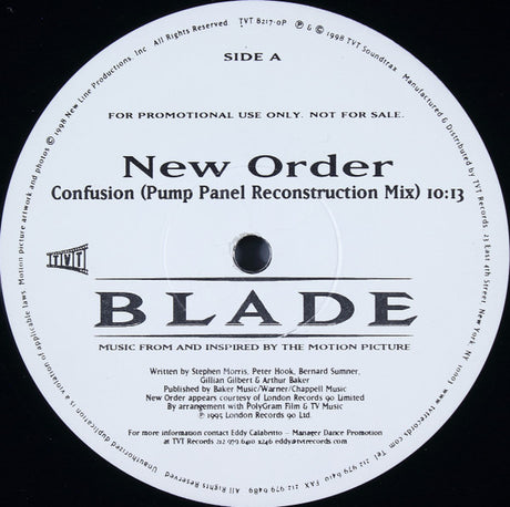 New Order / Expansion Union : Confusion (Remix) / Playing With Lightning (12", Promo)