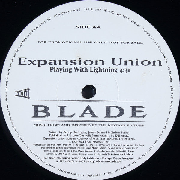 New Order / Expansion Union : Confusion (Remix) / Playing With Lightning (12", Promo)