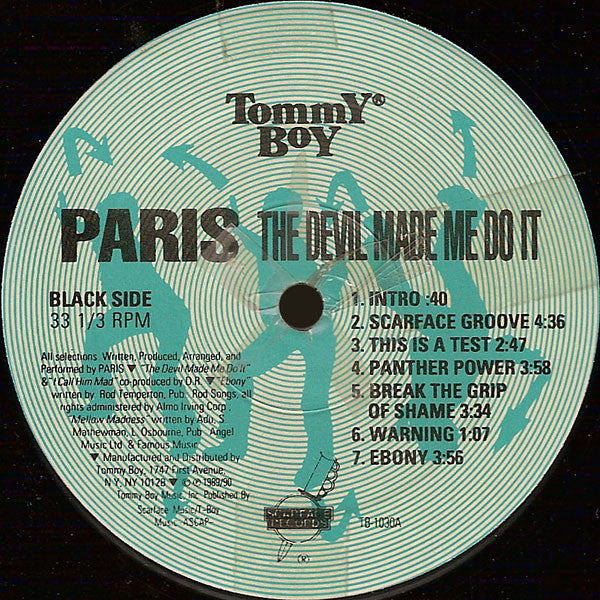 Paris (2) : The Devil Made Me Do It (LP, Album)