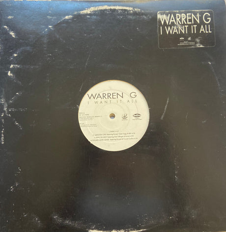 Warren G : I Want It All (2xLP, Album, Promo)